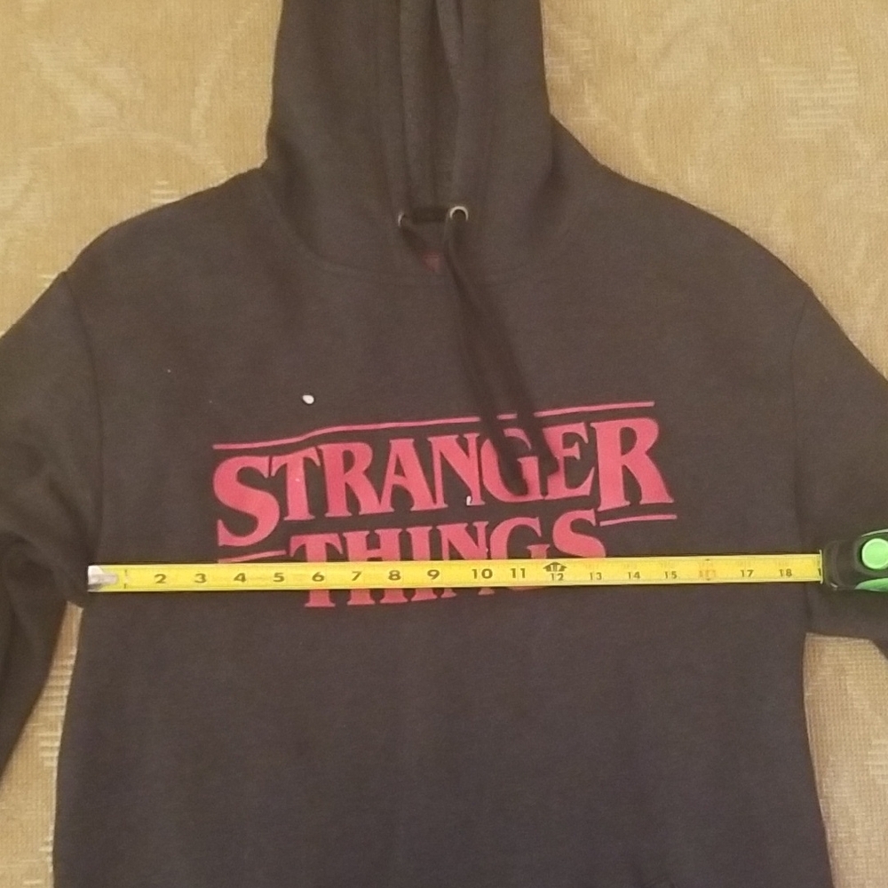 Stranger Things Black Hoodie Size L - Picture 4 of 9
